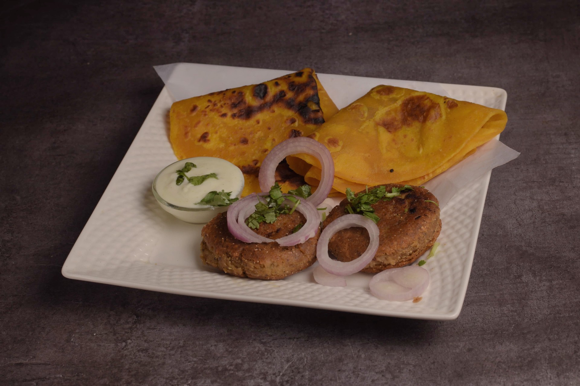 Shaami Kebab & Paratha